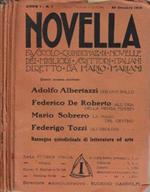 Novella anno I 1920 N. 7, 8, 9, 10. Fascicolo quindicinale di novelle dei migliori scrittori italiani diretto da Mario Mariani