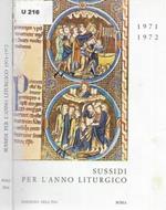 Sussidi per l'anno liturgico 1971-1972