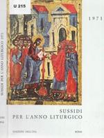 Sussidi per l'anno liturgico 1971