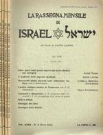 La rassegna mensile di Israel. N.5, 6, 7, 8. Anno 1966 terza serie