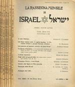 La rassegna mensile di Israel. N.1/2, 3/4, 5, 6, 7/8, 9, 10. Anno 1969 terza serie