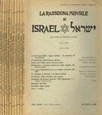 La rassegna mensile di Israel. N.1, 2, 3, 4, 5, 6, 7/8, 9, 10, 11, Anno 1969 terza serie