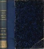 Atti della Fondazione Scientifica Cagnola. dalla sua istituzione in poi - Volume Decimosettimo che abbraccia gli anni 1898-99 Volume Decimottavo Anni 1899-1903