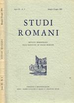 Studi Romani. Rivista bimestrale dell'Istituto di Studi Romani. Anno IX, 1961 n.3