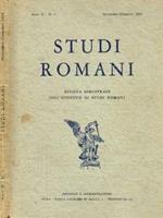 Studi Romani. Rivista bimestrale dell'Istituto di Studi Romani. Anno II, 1954, n.6