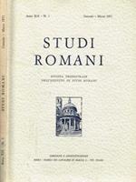 Studi Romani. Rivista trimestrale dell'Istituto di Studi Romani. Anno XIX, 1971 n.1