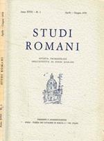 Studi Romani. Rivista trimestrale dell'Istituto di Studi Romani. Anno XVIII, 1970 n.2