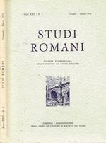 Studi Romani. Rivista trimestrale dell'Istituto di Studi Romani. Anno XXII, 1974, n.1