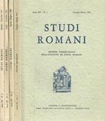Studi Romani. Rivista trimestrale dell'Istituto di Studi Romani. Anno XV, 1967