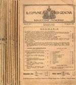 Il Comune di Genova. Bollettino municipale. Anno V, 1925, n.1, 3, 4, 5, 6, 7, 8, 9, 10, 11, 12. Pubblicazione mensile