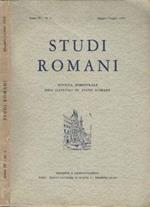 Studi Romani - Anno IV N. 3 - Maggio-Giugno 1956. Rivista bimestrale dell'Istituto di Studi Romani