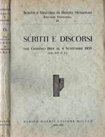 Scritti e discorsi dal gennaio 1934 al 4 novembre 1935