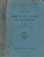 Forme di vita e d'arte nel settecento. Saggi su C. Goldoni, C. Gozzi, G. Parini