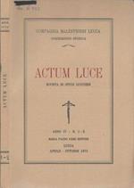 Actum luce. Rivista di studi lucchesi