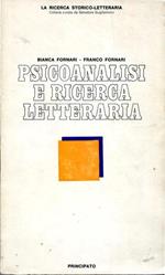 Psicoanalisi e ricerca letteraria