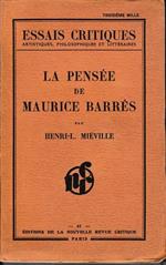 La pensée de Maurice Barrès