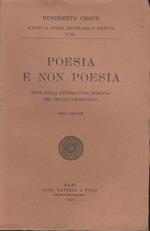 Poesia E Non Poesia. Note Sulla Letteratura Europea Del Secolo Decimo Nono