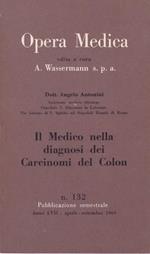 Il Medico nella diagnosi dei Carcinomi del Colon