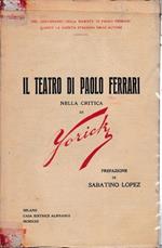 Il teatro di Paolo Ferrari nella critica di Yorick