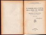 Il problema della cultura nella storia del pensiero