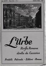 L' urbe. Rivista Romana. Anno XXVII - Nuova serie N° 5 Sett. Ott. 1964