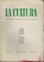 La cultura.Rivista bimestrale diretta da Guido Calogero.Anno II fasc.5 Sett.1964