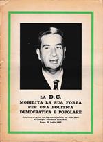 La D.C. Mobilita La Sua Forza Per Una Politica Democratica E Popolare