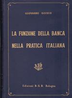 La funzione della banca nella pratica italiana