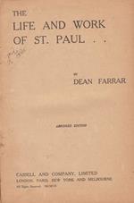 The Life and Work of St. Paul