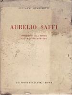 Aurelio Saffi. Contributo alla storia del mazzinianesimo