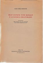 Beat Ludwig von Muralt e la ricerca dell'umano