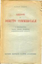 Lezioni di Diritto commerciale. I contratti