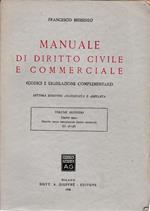 Manuale di diritto civile e commerciale. Volume secondo