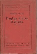 Pagine D'Arte Italiana. 1834-1872