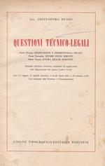 Questioni tecnico-legali