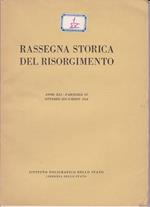 Rassegna storica del Risorgimento. XLI. IV. Ottobre-Dicembre 1954