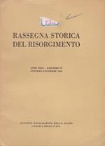 Rassegna storica del Risorgimento. XLIII. IV. Ottobre-Dicembre 1956