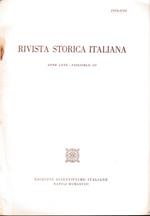 Rivista storica italiana. Anno LXXX Fasc. III Estratto