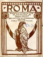 Roma. rivista di studi e di vita romana Anno XVII Num. 1 Gennaio 1929