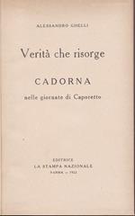 Verità che risorge. Cadorna nelle giornate di Caporetto