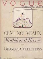 Vogue. Cent nouveaux Modéles d'Hiver des Grandes Collections. 15 Settembre 1921