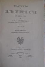 Trattato di Diritto Giudiziario Civile Italiano. Voluem II