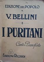 puritani. Canto e Pianoforte