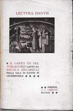 Lectura Dantis. Il canto XX del purgatorio letto da N. Zingarelli nella sala di Dante in Orsanmichele