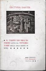 Lectura Dantis. Il canto XXI dell'inferno letto da V. Turri nella sala Dante di Roma