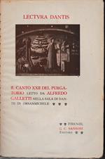 Lectura Dantis. Il canto XXII del purgatorio letto da A. Galletti nella sala di Dante in Orsanmichele