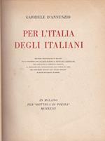 Per l'Italia degli Italiani