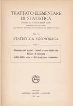 Trattato elementare di statistica. I. II