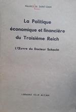 politique economique et financiere du troisieme reich