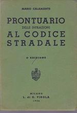 Prontuario delle infrazioni al Codice Stradale